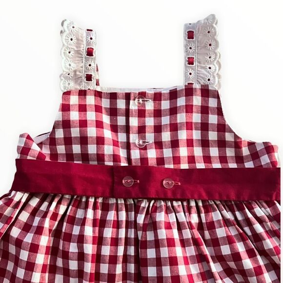 NEWNESS | Red & White | Gingham Dress - Picture 7 of 12